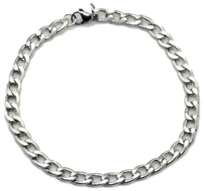 Pulsera de acero quirurgico eslabon grumet 1.6mm 22cm